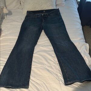 GAP Blue Flare Wide Leg Jeans